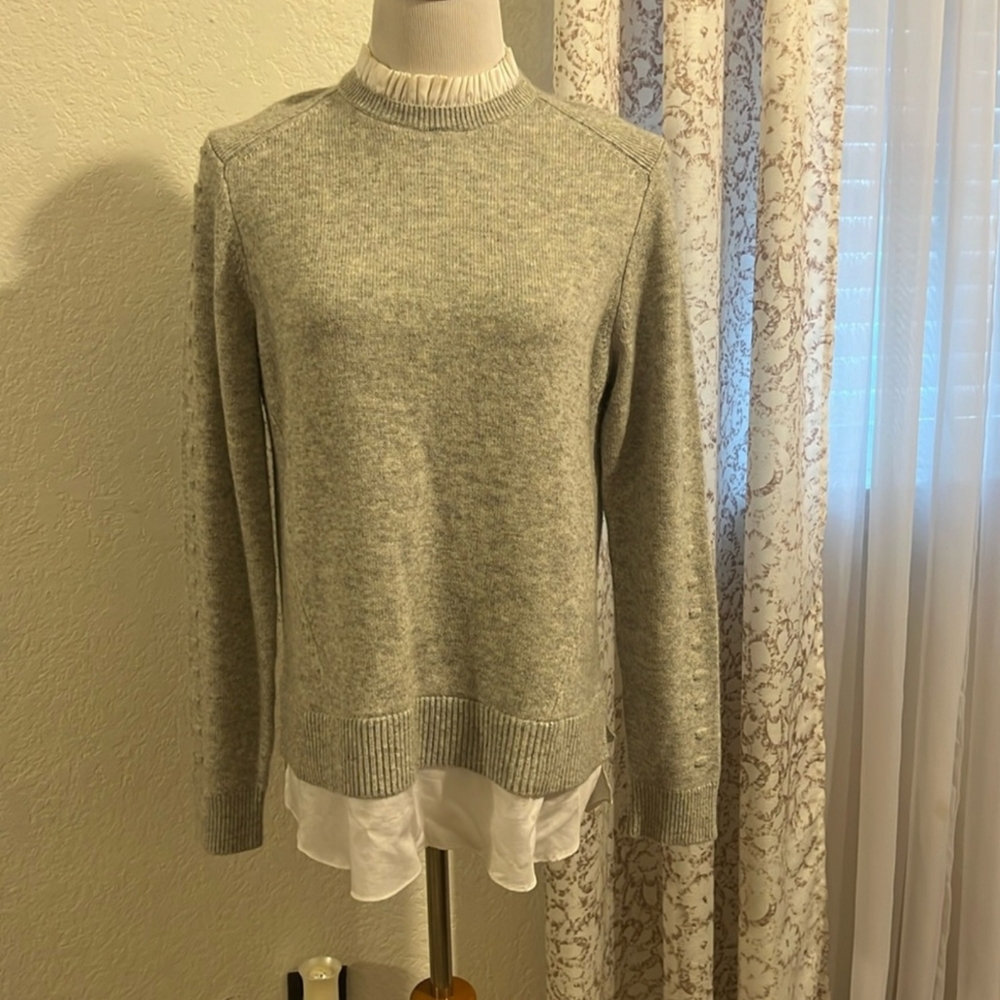 Wool & Cashmere Layered Sweater